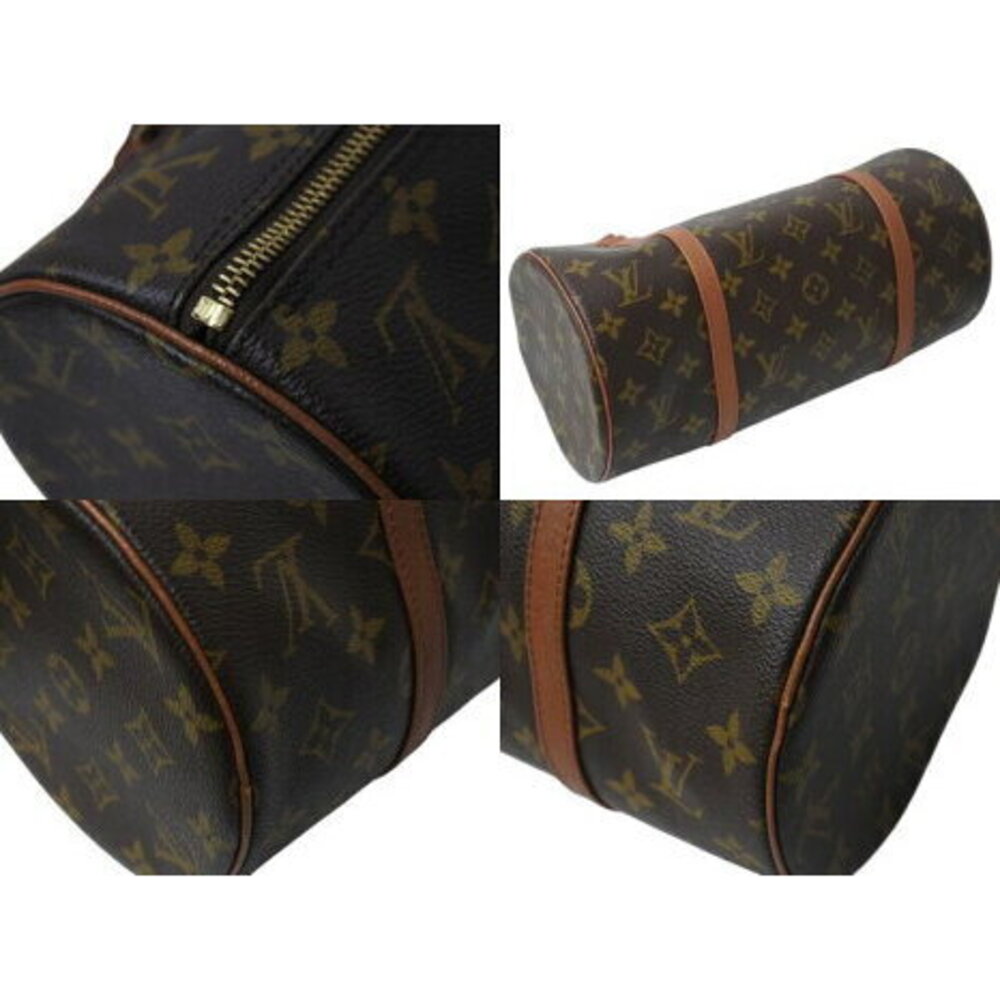 Louis Vuitton Papillon Monogram Canvas Handbag Cylindrical Brown - Picture 8 of 8